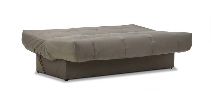 Прямой диван-кровать Вернисаж коричневого цвета - купить Прямые диваны по цене 20930.0