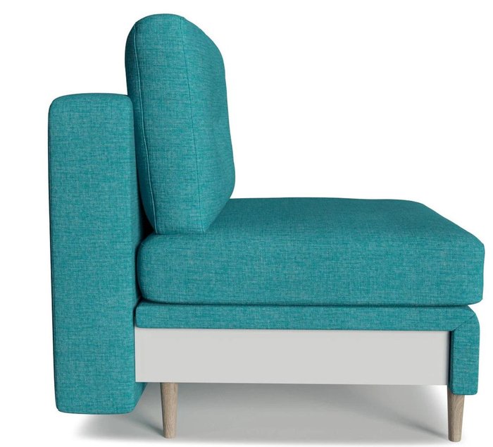 Модуль кресло Белфаст голубого цвета - лучшие Интерьерные кресла в INMYROOM