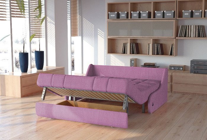 Диван-кровать Шарлот S темно-розового цвета - лучшие Прямые диваны в INMYROOM