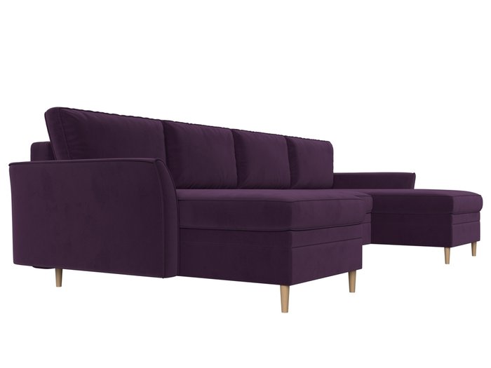 Угловой диван-кровать София фиолетового цвета - лучшие Угловые диваны в INMYROOM