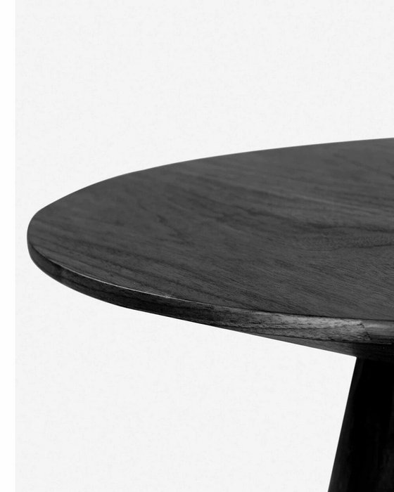 Приставной стол Барра черного цвета - лучшие Кофейные столики в INMYROOM