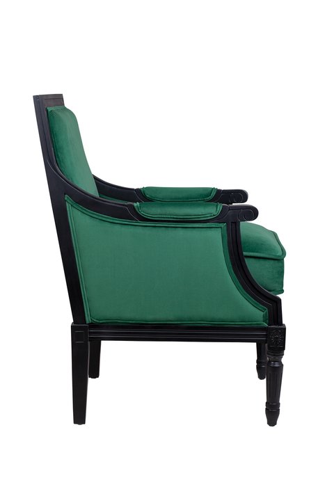 Классическое кресло Coolman зеленого цвета - лучшие Интерьерные кресла в INMYROOM