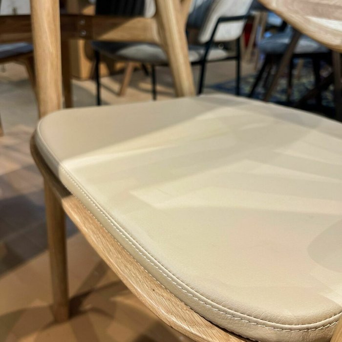 Подушка к стулу Монако Нью бежевого цвета - лучшие Подушки для стульев в INMYROOM