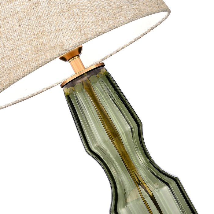 Настольная лампа Saya серо-оливкового цвета - лучшие Настольные лампы в INMYROOM