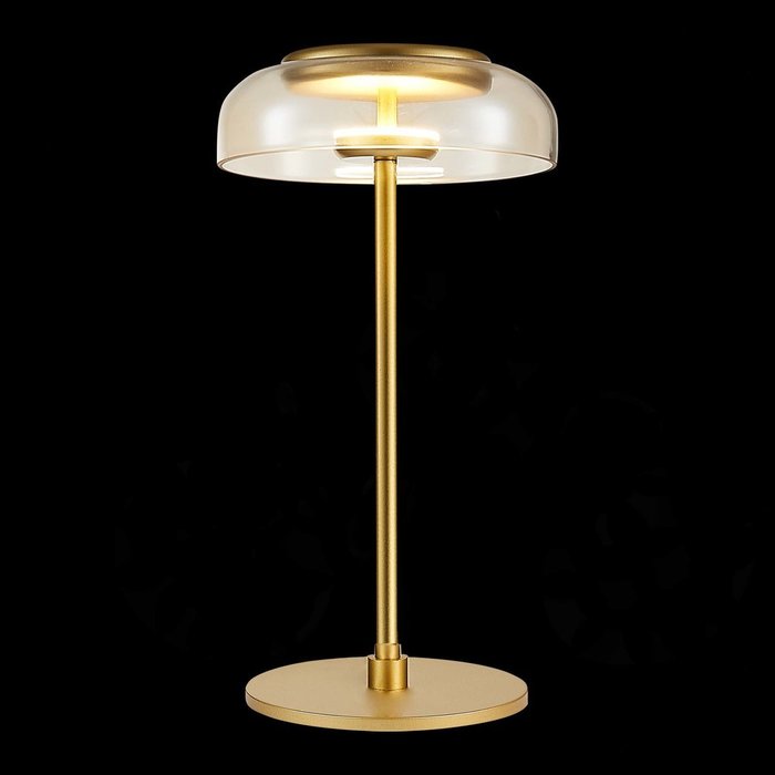 Настольная лампа Lazio золотистого цвета - купить Настольные лампы по цене 9430.0