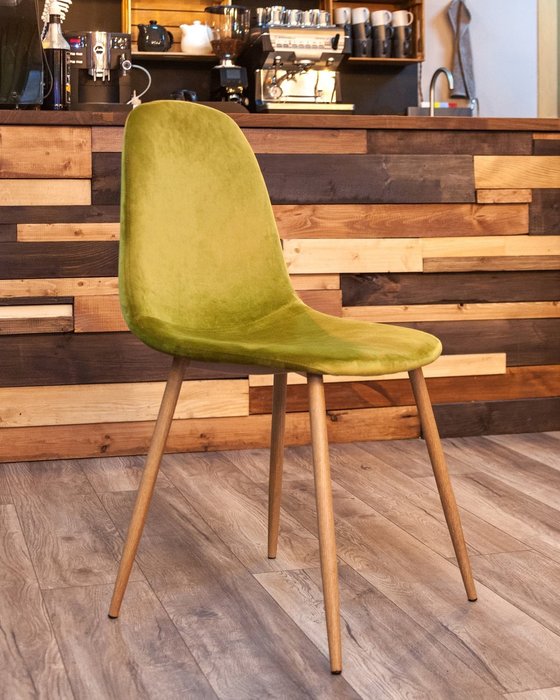 Стул Валенсия бежево-зеленогоцвета - лучшие Обеденные стулья в INMYROOM