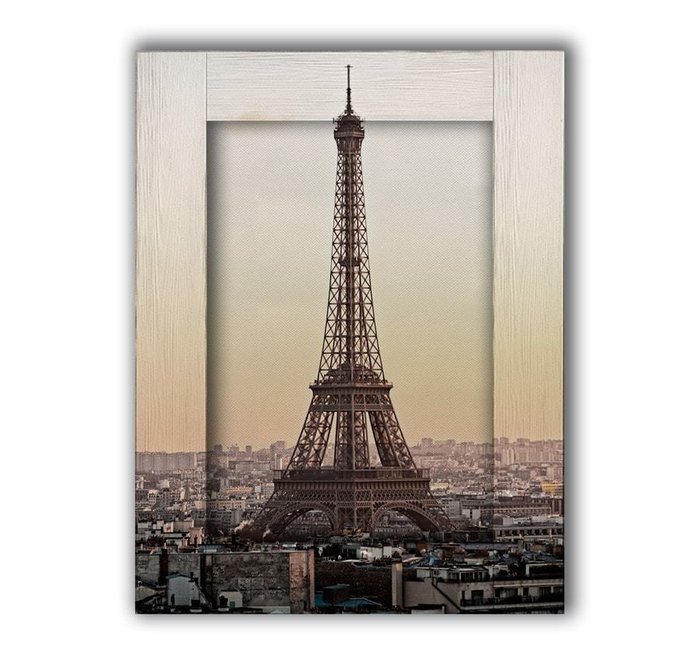 Картина с арт рамой Париж 70х90