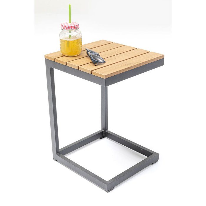 Приставной столик Happy Day с серым подстольем - купить Кофейные столики по цене 39520.0