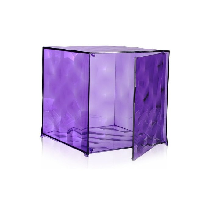 Куб Optic с глянцево-фиолетовой поверхностью