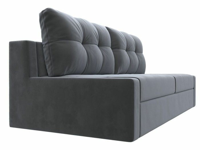 Прямой диван-кровать Мартин серого цвета - лучшие Прямые диваны в INMYROOM