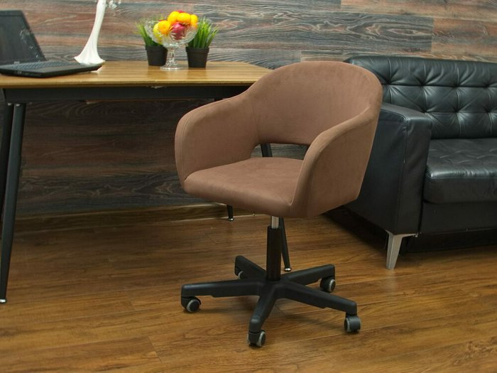 Кресло Бабби коричневого цвета - купить Офисные кресла по цене 9990.0