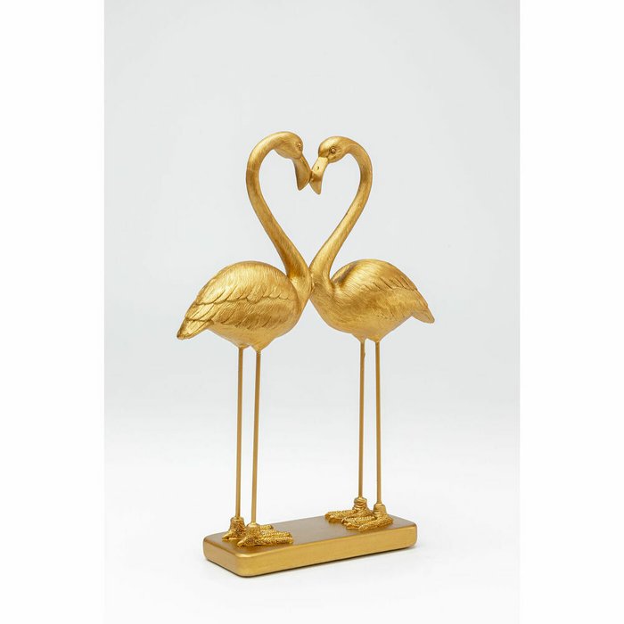 Статуэтка Flamingo золотого цвета - купить Фигуры и статуэтки по цене 8236.0