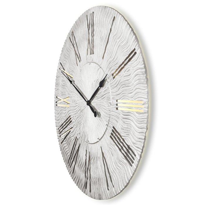 Настенные часы TWINKLE silver - лучшие Часы в INMYROOM