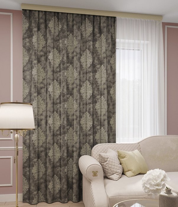 портьера Либерти 150х280 золото