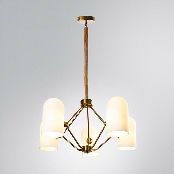 Подвесная люстра Arte Lamp CASSEL A5454LM-5PB - купить Подвесные люстры по цене 17390.0 Подвесная люстра Arte Lamp CASSEL A5454LM-5PB - купить Подвесные люстры по цене 17390.0
