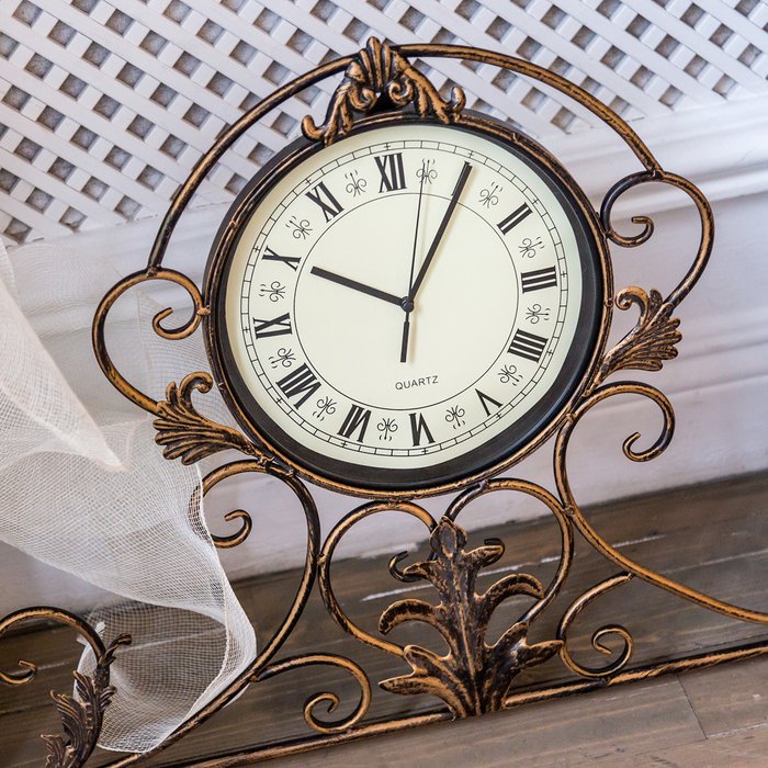 Настенные часы Артуа бронзового цвета - лучшие Часы в INMYROOM