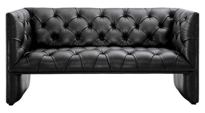 Диван Edwards Loveseat черного цвета Диван Edwards Loveseat черного цвета