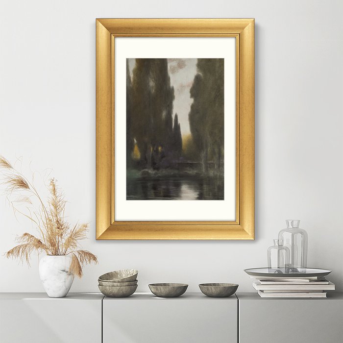 Репродукция картины в раме Понтийские болота, 1900г. - лучшие Картины в INMYROOM