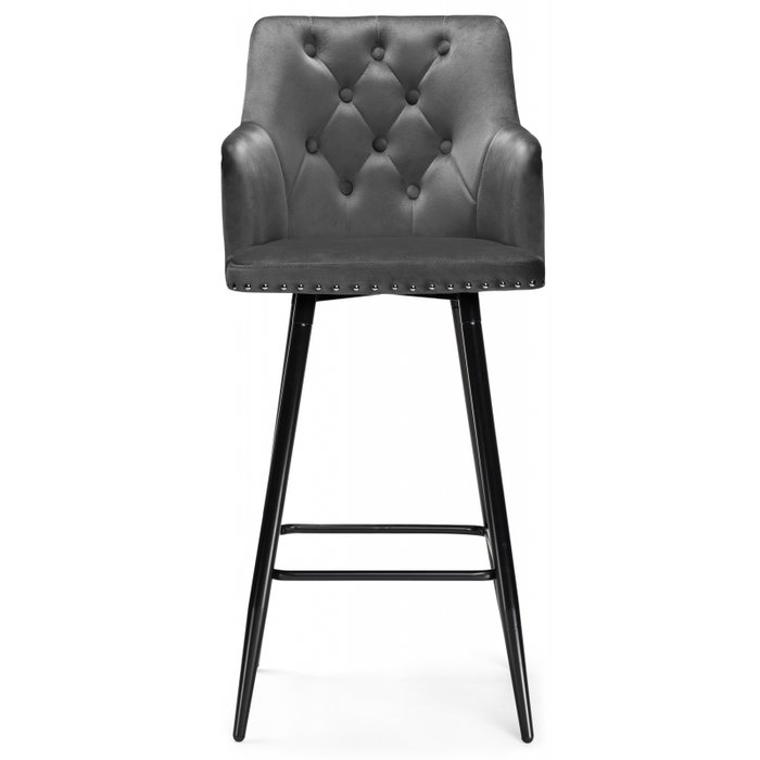 Барный стул Ofir темно-серого цвета - лучшие Барные стулья в INMYROOM