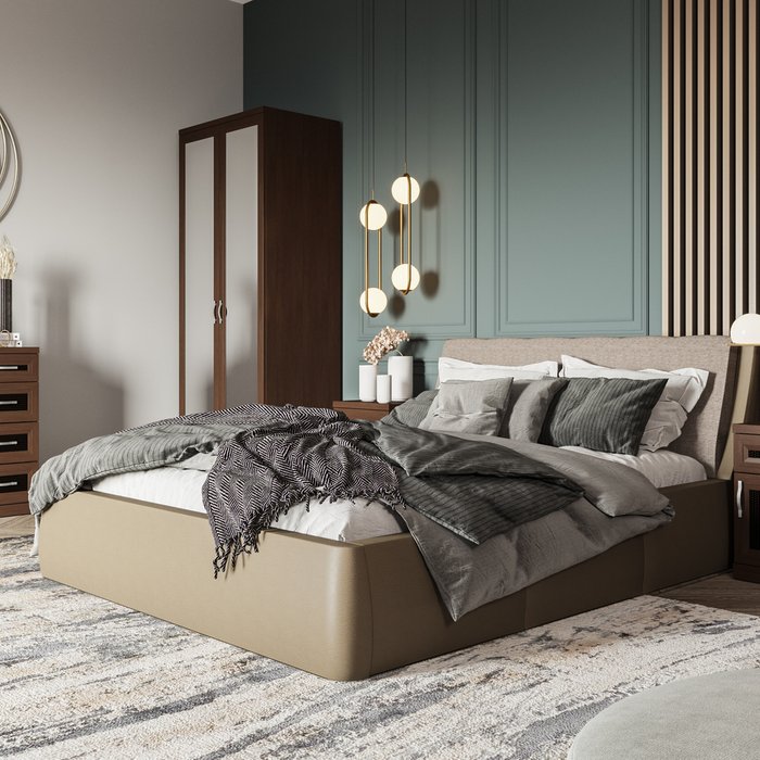 Кровать Гесиона 180х200 с подъемным механизмом  - купить Кровати для спальни по цене 47200.0