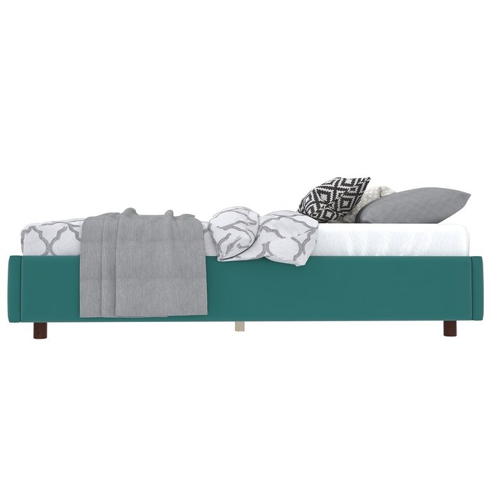 Кровать SleepBox 90x200 бирюзового цвета - купить Кровати для спальни по цене 19990.0 Кровать SleepBox 90x200 бирюзового цвета - купить Кровати для спальни по цене 19990.0