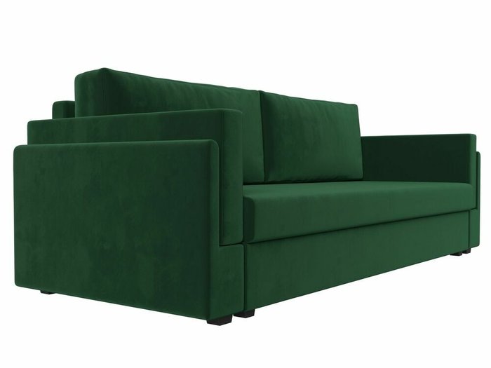 Диван-кровать Лига 007 темно-зеленого цвета - лучшие Прямые диваны в INMYROOM
