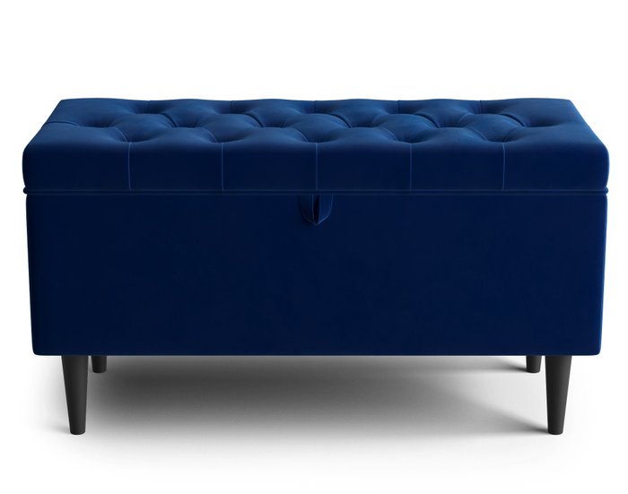 Пуф Гамма 80 темно-синего цвета - купить Пуфы по цене 7799 Пуф Гамма 80 темно-синего цвета - купить Пуфы по цене 7799