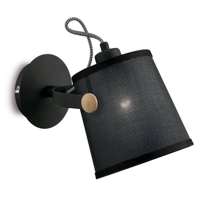 Спот Nordica Black 4925 (ткань, цвет черный) - купить Накладные споты по цене 8239 Спот Nordica Black 4925 (ткань, цвет черный) - купить Накладные споты по цене 8239