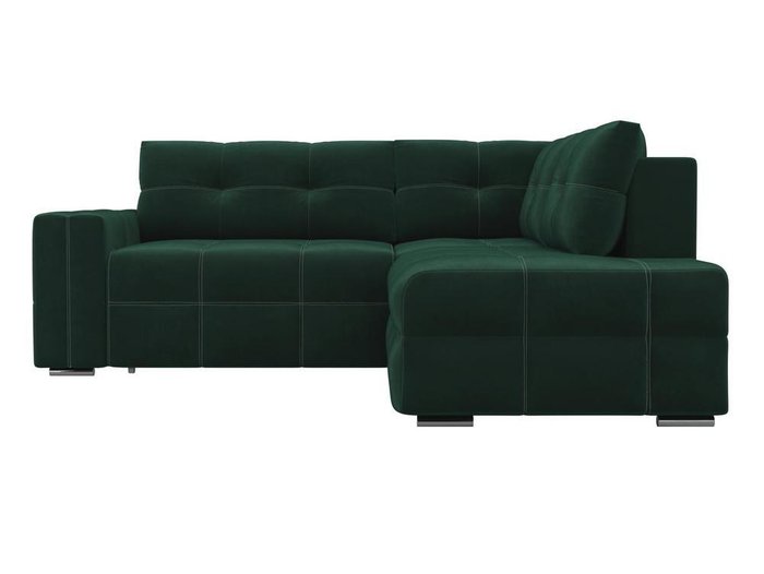 Угловой диван-кровать Леос зеленого цвета - купить Угловые диваны по цене 55590.0