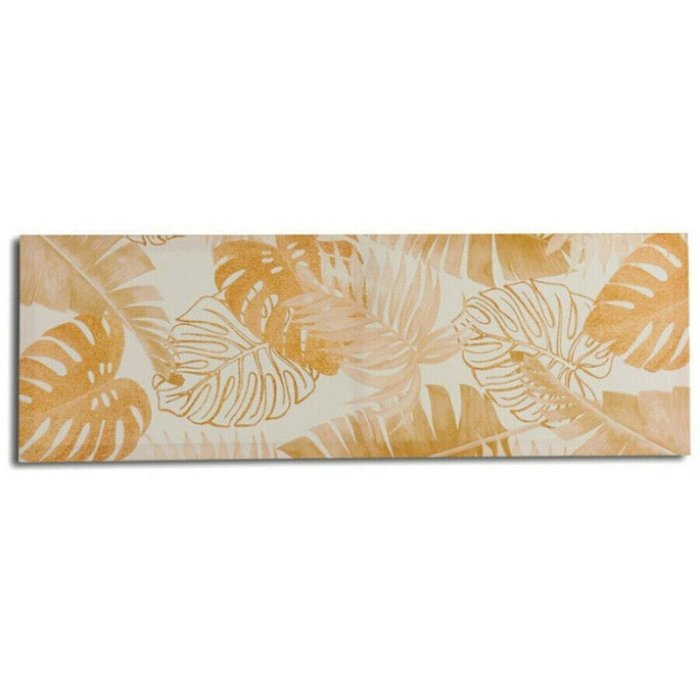 Полотно Лист растения Позолоченный 90 x 30 x 1,5 cm (12 штук) - лучшие Картины в INMYROOM