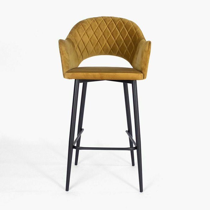 Стул барный Белладжио горчичного цвета - купить Барные стулья по цене 13900.0