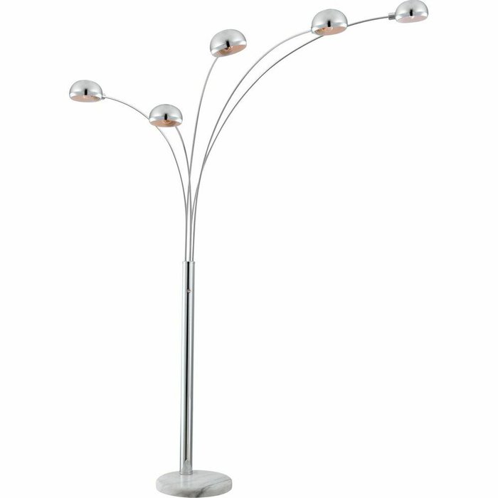 Торшер Tiffany TL1629F-05CH_уценка (металл, цвет хром)