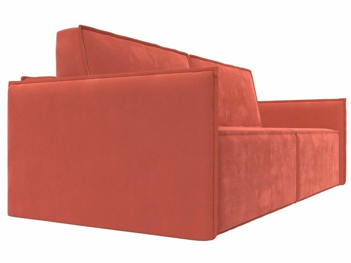 Прямой диван-кровать Либерти кораллового цвета - лучшие Прямые диваны в INMYROOM