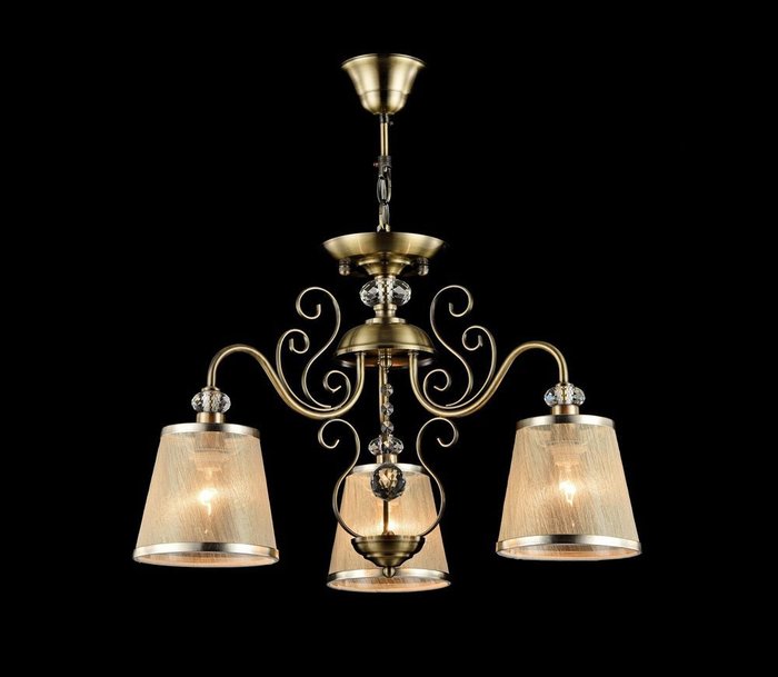 Подвесная люстра Driana из металла бронзового цвета - купить Подвесные люстры по цене 14590.0