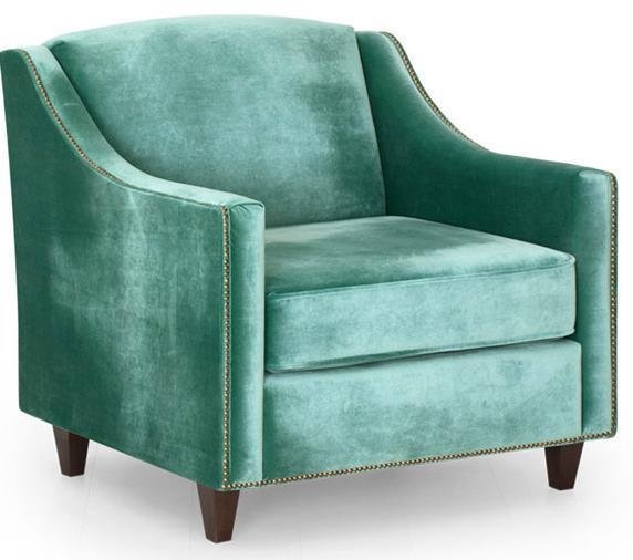 Кресло Рокфорд дизайн 6 зеленого цвета