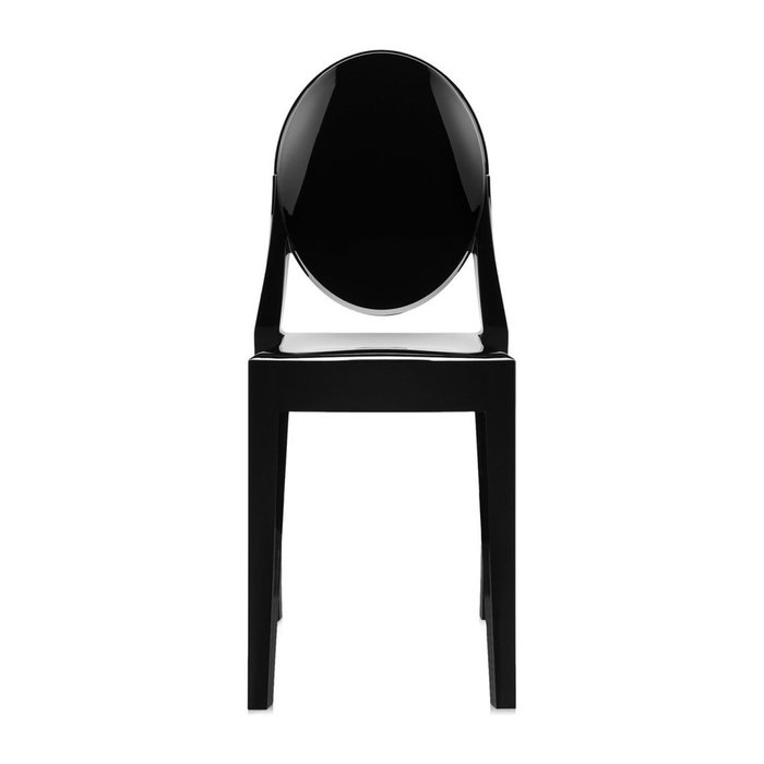 Стул Victoria Ghost черного цвета - лучшие Обеденные стулья в INMYROOM