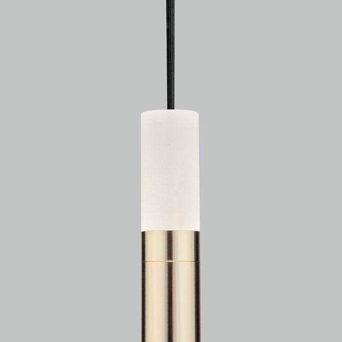 Подвесной светодиодный светильник 50210/1 LED золото Axel - лучшие Подвесные светильники в INMYROOM
