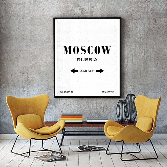 Постер "Moscow" - купить Принты по цене 2500.0