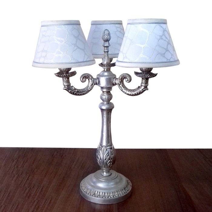 Настольная лампа Lamp2 silver