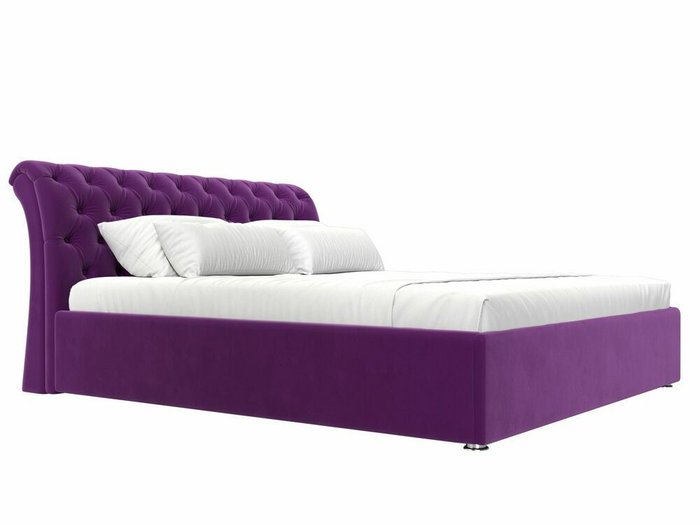 Кровать Сицилия 160х200 фиолетового цвета с подъемным механизмом - лучшие Кровати для спальни в INMYROOM