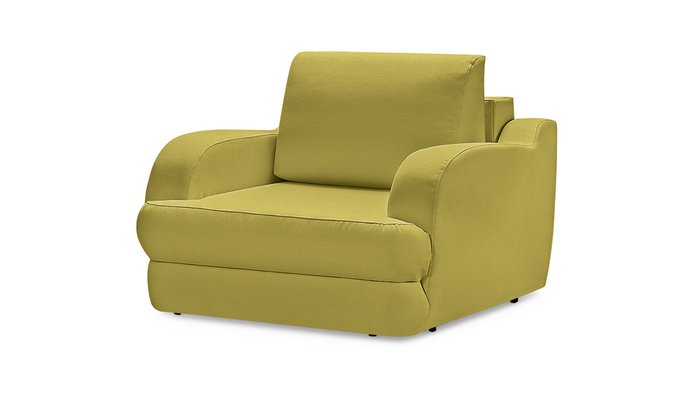 Кресло-кровать Мустанг горчичного цвета