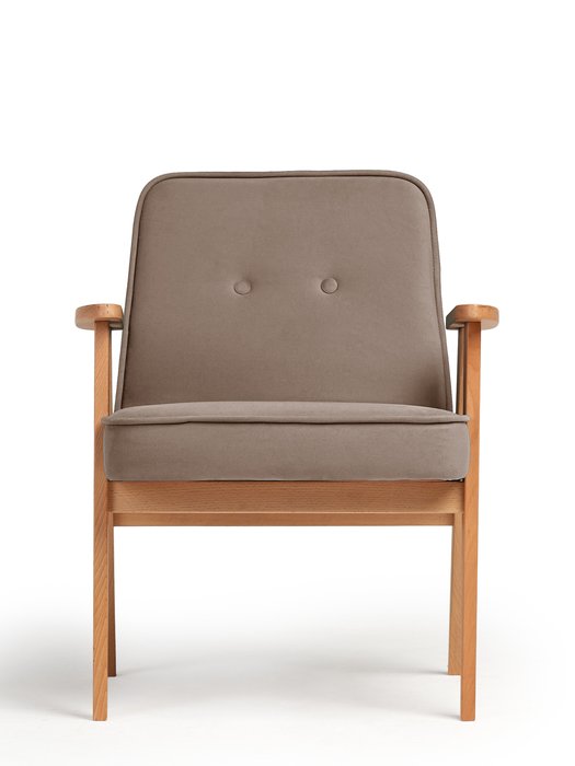 Кресло Несс zara светло-коричневого цвета - купить Интерьерные кресла по цене 11380.0