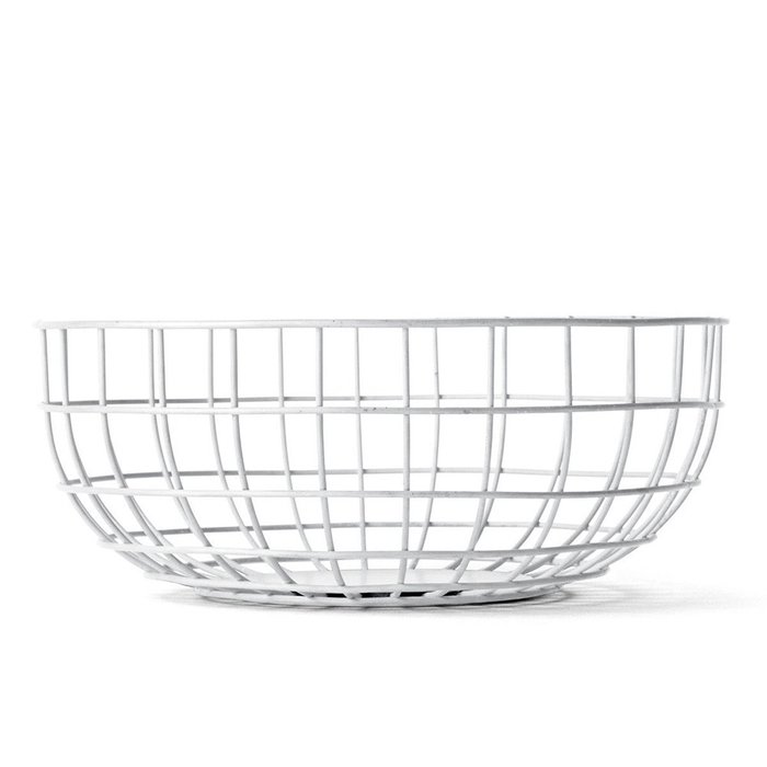 Ваза Norm Wire Bowl белая Ваза Norm Wire Bowl белая