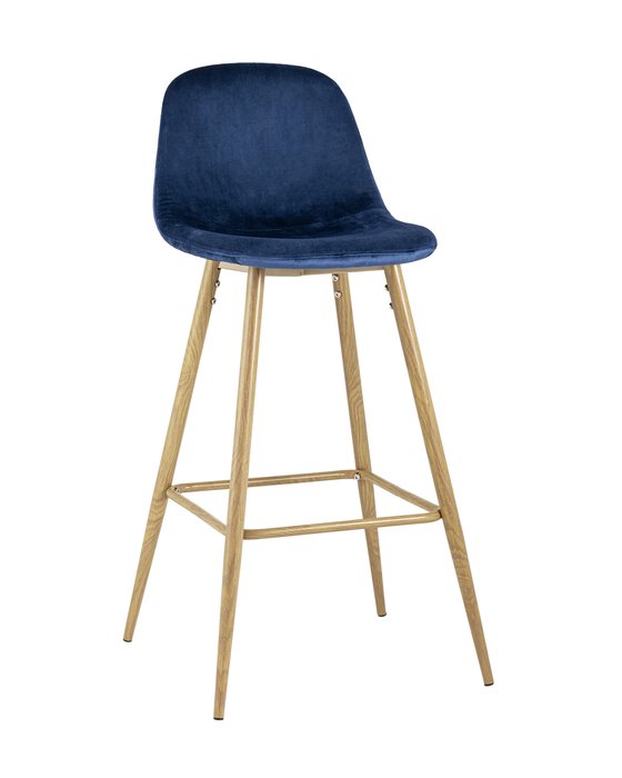 Стул барный Валенсия синего цвета - купить Барные стулья по цене 6490.0