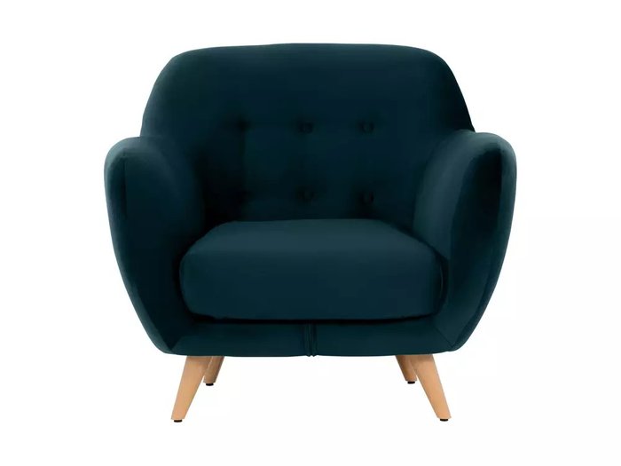 Кресло Loa темно-синего цвета - купить Интерьерные кресла по цене 36900.0