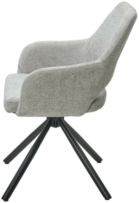 Стул Nuri поворотный светло-серого цвета - купить Обеденные стулья по цене 12300.0