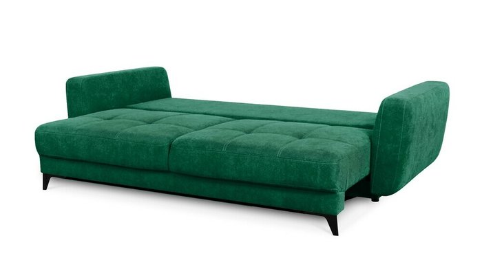 Диван-кровать Бербери Лайт 150х200 темно-зеленого цвета - купить Прямые диваны по цене 52500.0