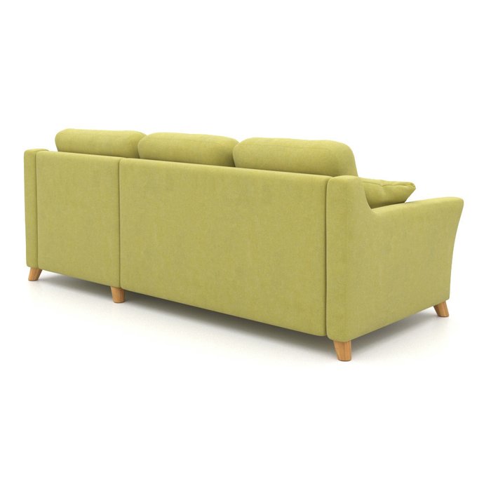 Угловой диван-кровать Raf EKL зеленый - лучшие Угловые диваны в INMYROOM