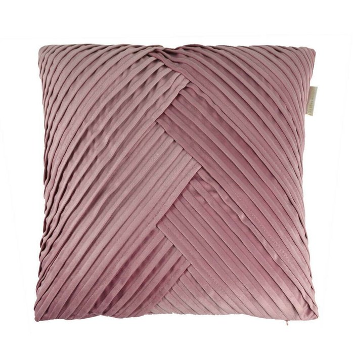 Наволочка Эдвин №1 45х45 розового цвета - купить Чехлы для подушек по цене 1393.0