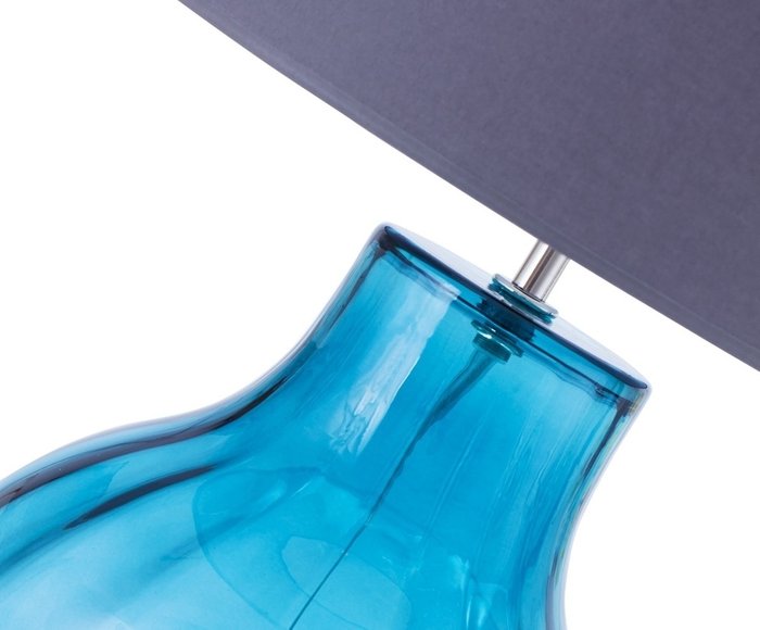 Настольная лампа синего цвета - купить Настольные лампы по цене 23260.0